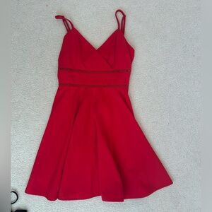 Cute red dress size M